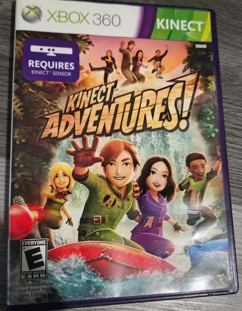 Kinect Adventures! Xbox 360 Video Game Complete with Case
